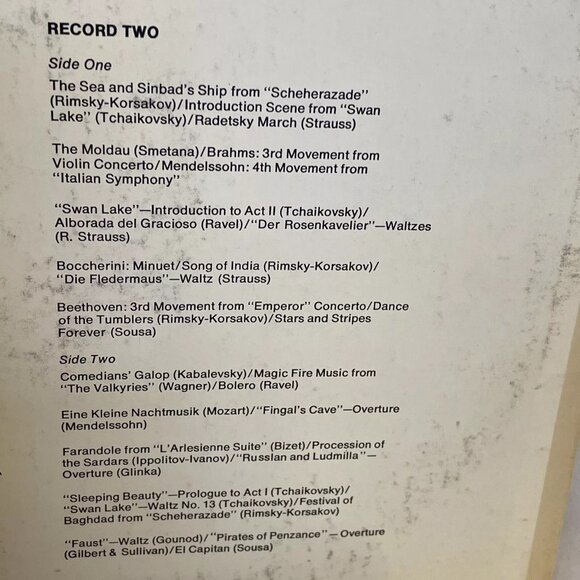 120 Music Masterpieces Highlights (Vinyl, 1971, 2x LP) Columbia House DMS 835-83 - Picture 5 of 12